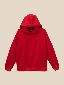 Худі однотонний для дівчинки LAWA GBC02327 140 см Червоний shop (2000999942075)