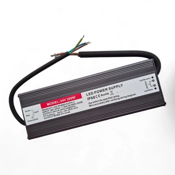 Блок живлення для LED ламп 200W 24V DC IP68 для ландшафтного освітлення (VAV-200-W)