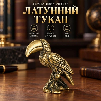 Фігурка «Тукан» 3 × 4,6 см, 58 г