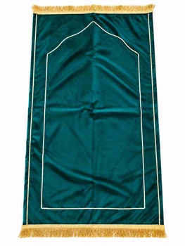 Килимок для намазу Prayer Mat Mihrab Safa, 70×120 см Смарагдовий