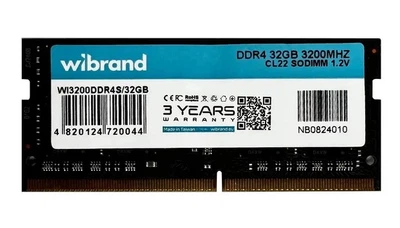 Память для ноутбука SO-DIMM DDR4 32 Gb (3200 MHz) Wibrand (WI3200DDR4S/32GB)