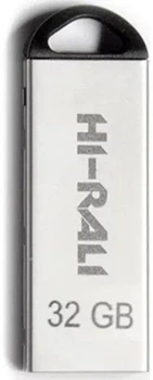 Накопичувач Hi-Rali Fit 32GB USB 2.0 (HI-32GBFITSL) Silver