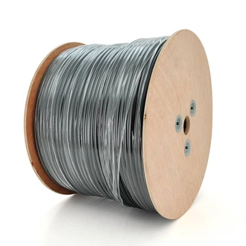 Кабель КНП UTP (25*2*0.5) 25p 24 AWG, Merlion, (CCA), ізоляція ПЕ, для нар. робіт, 500м, Black (UG-27387)