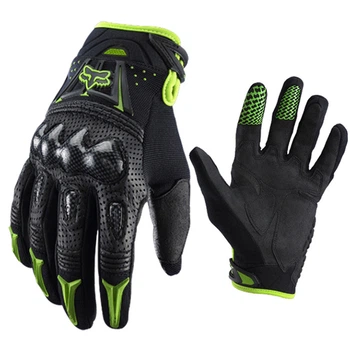 Перчатки MOTORACE Fox Bomber GREEN - M
