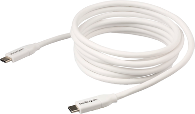 Kabel Startech USB-C - USB-C 2.0 Power Delivery 2 m White (USB2C5C2MW)