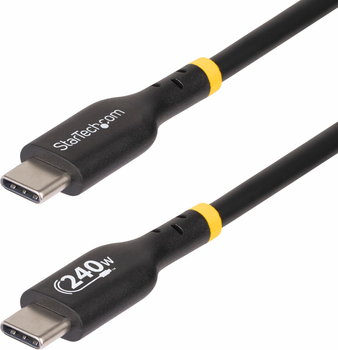 Kabel Startech USB-C - USB-C 2.0 Power Delivery 4 m Black (USB2C5C4M)