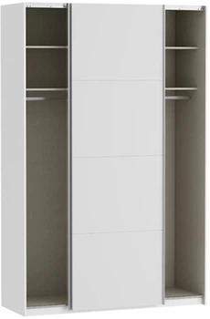 Шкаф-купе Frisco Fittio двухдверный 1501x612x2350 мм Белый глянец (24540-FT72461)