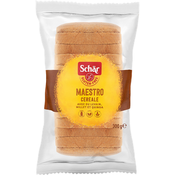 Хліб без глютену багатозерновий на заквасці MAESTRO CEREALE 300g