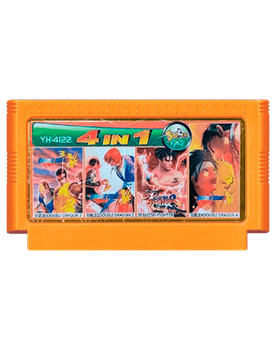 Збірник Ігор RMC Famicom Dendy Double Dragon II, III, Mighty Final Fight, Target: Renegade (IV) YH-4122 Англійська Версія Тільки Картридж