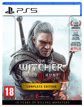 Игра для PS5 The Witcher 3: Wild Hunt Complete Edition 10th Anniversary Steelbook PS5 (5908305250463)