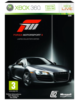 Игра Microsoft Xbox 360 Forza Motorsport 3 Limited Collector's Edition Русские Субтитры DVD 2шт