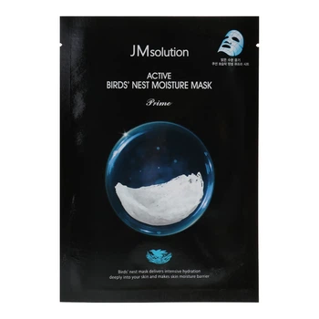 Тканевая маска ластовенным гнездом JMSOLUTION Active Bird's Nest Moisture Mask Prime, 1 шт