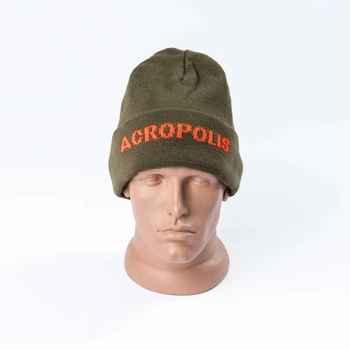 Шапка сигнальна Acropolis ОШМ-5н хакі/помаранчевий one size