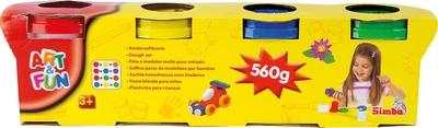 Набір для творчості з пластиліном Simba Art & Fun Основні кольори 106320642 (4006592606428)