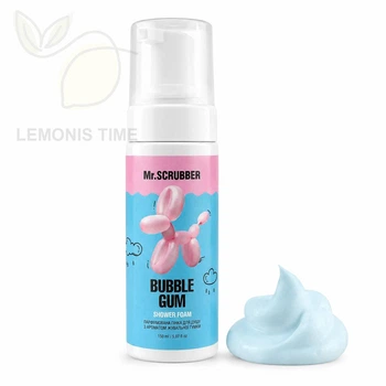 Парфумована пінка для душу з ароматом жувальної гумки Mr.SCRUBBER Shower Foam Bubble Gum 150 мл