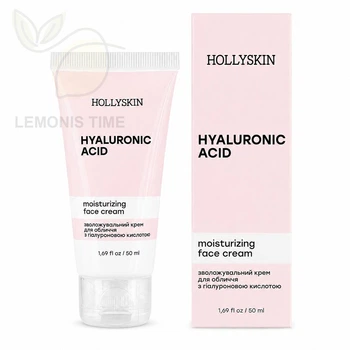 Увлажняющий крем для лица с гиалуроновой кислотой HOLLYSKIN Hyaluronic Acid Face Cream 50 мл