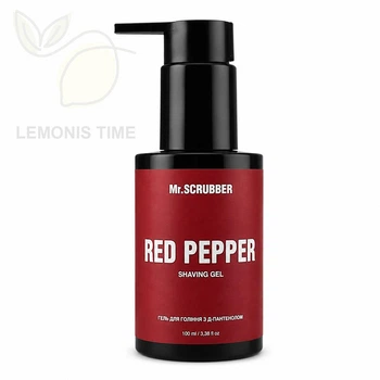 Гель для бритья с д-пантенолом Mr.SCRUBBER Shaving Gel Red Pepper 100 мл