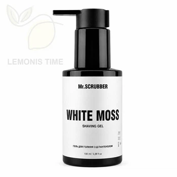 Гель для бритья с д-пантенолом Mr.SCRUBBER Shaving Gel White Moss 100 мл