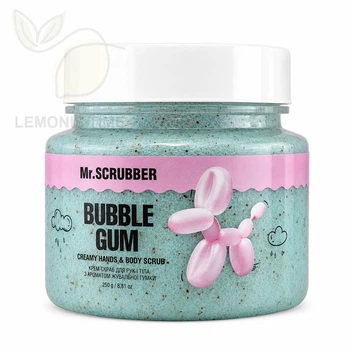 Сахарный крем-скраб для рук и тела с ароматом жевательной резинки Mr.SCRUBBER Bubble Gum 250 г