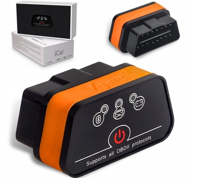 Диагностический автосканер адаптер vgate iCar2 Bluetooth 3.0 ELM327 mini для ANDROID