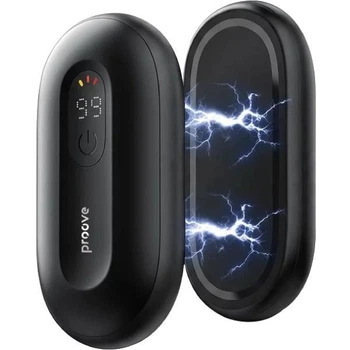 Акумуляторна грілка для рук Proove HeatPod з дисплеєм 3 режими 45/55/65°C чорний