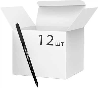 Набір перманентних маркерів Centropen Чорний 1 мм 12 шт (8595013616284)