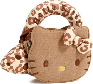 Сумка Toutou Hello Kitty Sanrio міні крос-боді на ланцюжку леопардовий