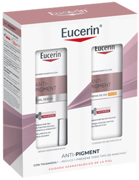 Zestaw do pielęgnacji twarzy Eucerin Anti-Pigment Serum 30 ml + Krem na dzień SPF 30 50 ml (4005800401701)