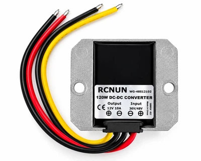 Понижающий DC-DC преобразователь 36V 48V → 12V 10A 120W RCNUN WG-48S1210Z понижающий конвертер