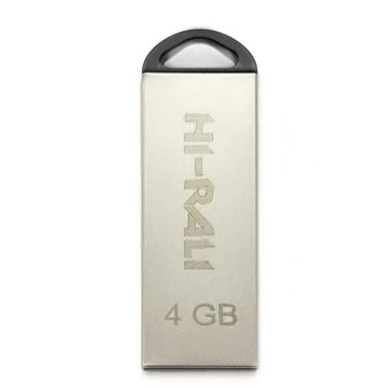 Флеш накопичувач Hi-Rali Fit USB 2.0 4GB Silver
