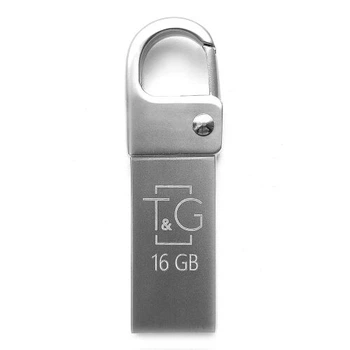 Флеш накопичувач T&G Metal TG027 USB 2.0 16GB Silver