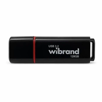 Флеш накопичувач Wibrand Scarab USB 3.2 Gen 1 128GB Black