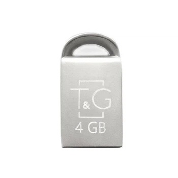Флеш накопичувач T&G Metal TG107 USB 2.0 4GB Silver