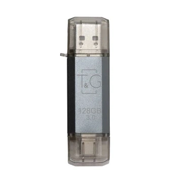 Флеш накопичувач T&G Star TG009TC Type C / USB 3.0 128GB Silver