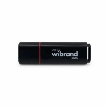 Флеш накопичувач Wibrand Scarab USB 3.2 Gen 1 32GB Black