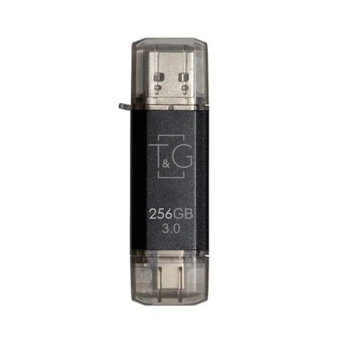 Флеш накопичувач T&G Star TG009TC Type C / USB 3.0 256GB Black