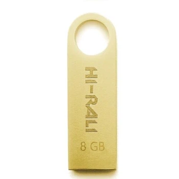 Флеш накопичувач Hi-Rali Shuttle USB 2.0 8GB Gold