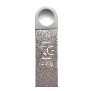 Флеш накопичувач T&G Metal TG026 USB 2.0 4GB Silver