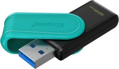 Флеш накопичувач Kingston DataTraveler Exodia S /Turquoise USB 3.2 Gen 1 128GB Black