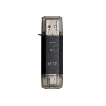 Флеш накопичувач T&G Star TG009TC Type C / USB 2.0 16GB Black
