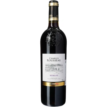 Вино Франція черв. сухе Ch. Rousseau Merlot, 0.75 л