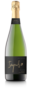 Вино ігристе Cava Brut Nature Impuls біле сухе 0.75 л