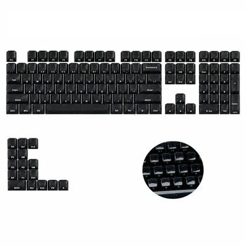 Набор ABS / PC кейкапов Womier Jelly 124 шт OEM profile White белого цвета, кейкапы для клавиатуры