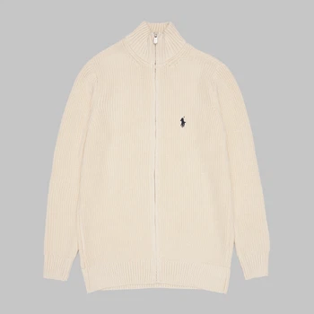 Мужской Вязаный Кардиган на молнии от Polo Ralph Lauren Бежевый M