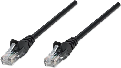 Patchcord Intellinet Cat 6a S/FTP (S-STP) RJ-45 0.25 m Black (766623737012)