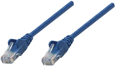 Patchcord Intellinet Cat 6a S/FTP (S-STP) RJ-45 0.25 m Blue (766623737050)
