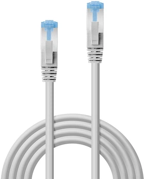 Patchcord Lindy Cat 6a S/FTP (S-STP) RJ-45 0.3 m Grey (4002888471305)