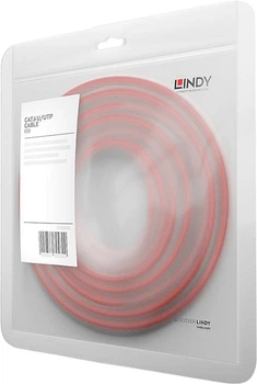 Patchcord Lindy Cat 6 U/UTP (UTP) RJ-45 0.5 m Red (4002888480314)