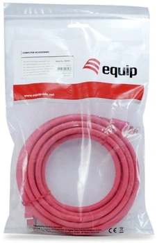Patchcord Equip Cat 8.1 S/FTP (S-STP) RJ-45 0.5 m Red (4015867223420)