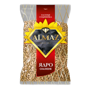 Ядро насіння соняшника ТМ "Алмаз" смажене 100г